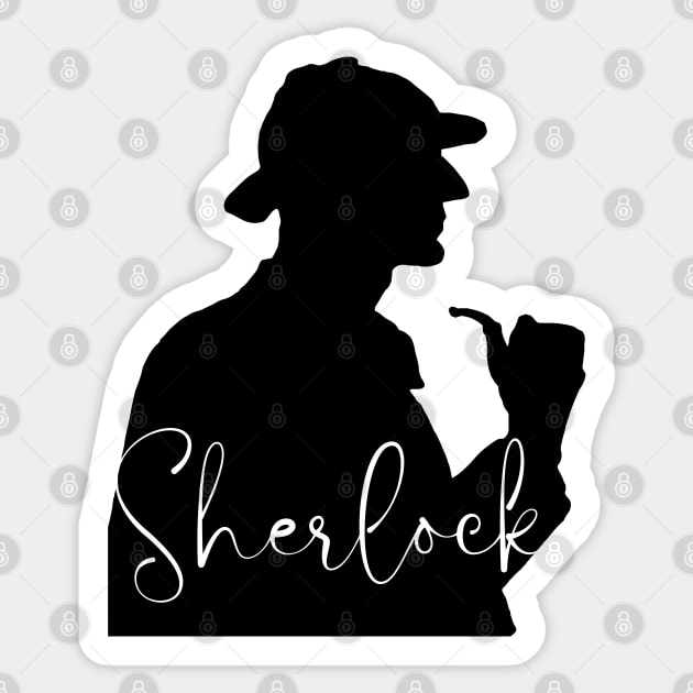 Sherlock Holmes - London Sticker by MolinArte